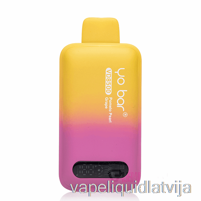 Yo Bar Vd8500 Vienreizējās Lietošanas Pomelo Pearl Grape Vape šķidrums